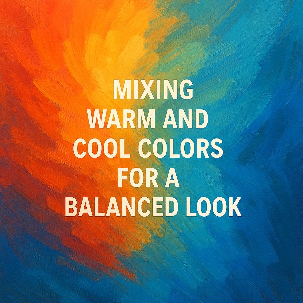 Mixing Warm and Cool Colors for a Balanced Look