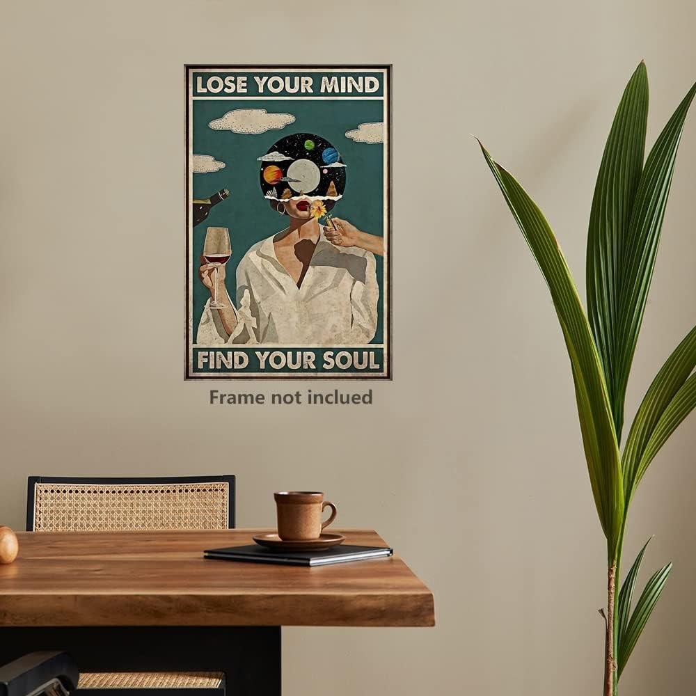 We ​Explore the ​Mind-Soul Journey: A Vintage Wall ‍Art ‌Review