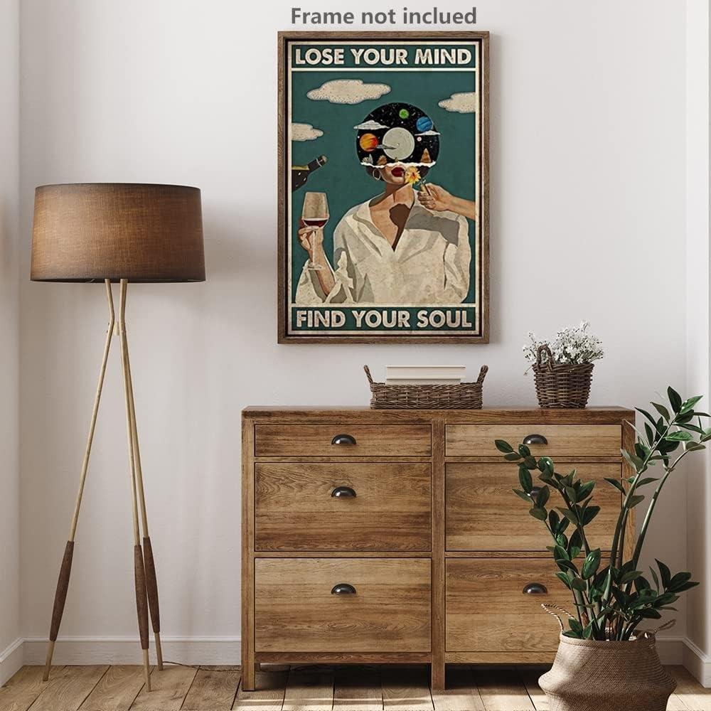 We Explore the mind-Soul Journey: A Vintage Wall ⁤Art Review