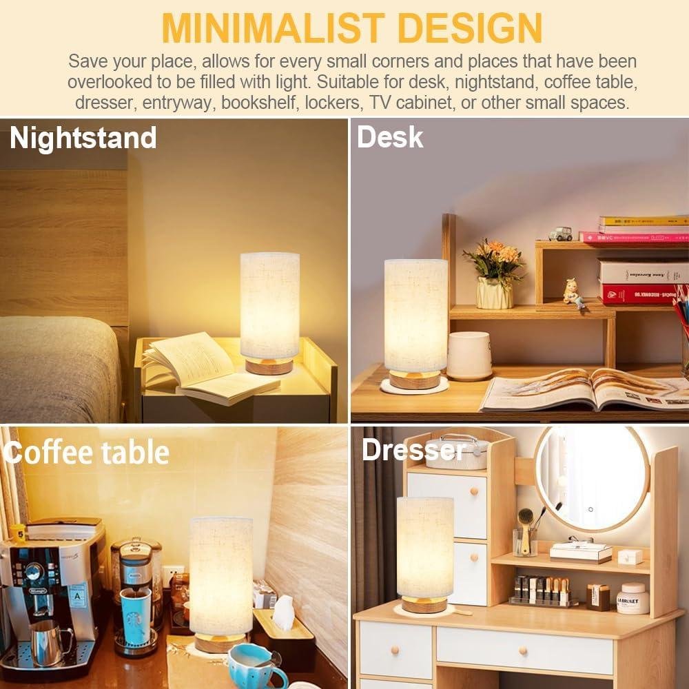 Why We Love the ‌UCHENTON ​Small Bedside Table Lamp: Cozy, Bright, and Stylish