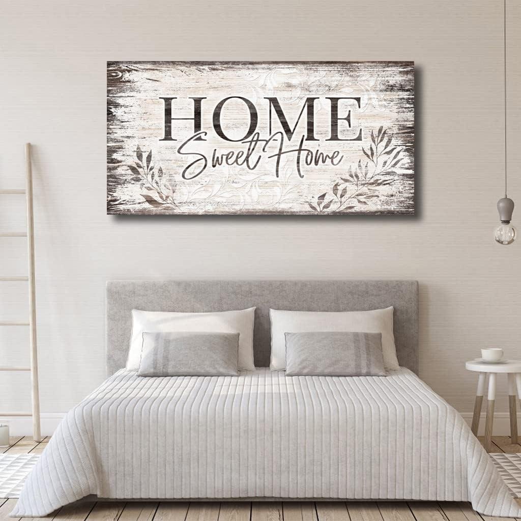 We Cozied ⁣Up with arteWOODS' Rustic Home Sweet Home Sign