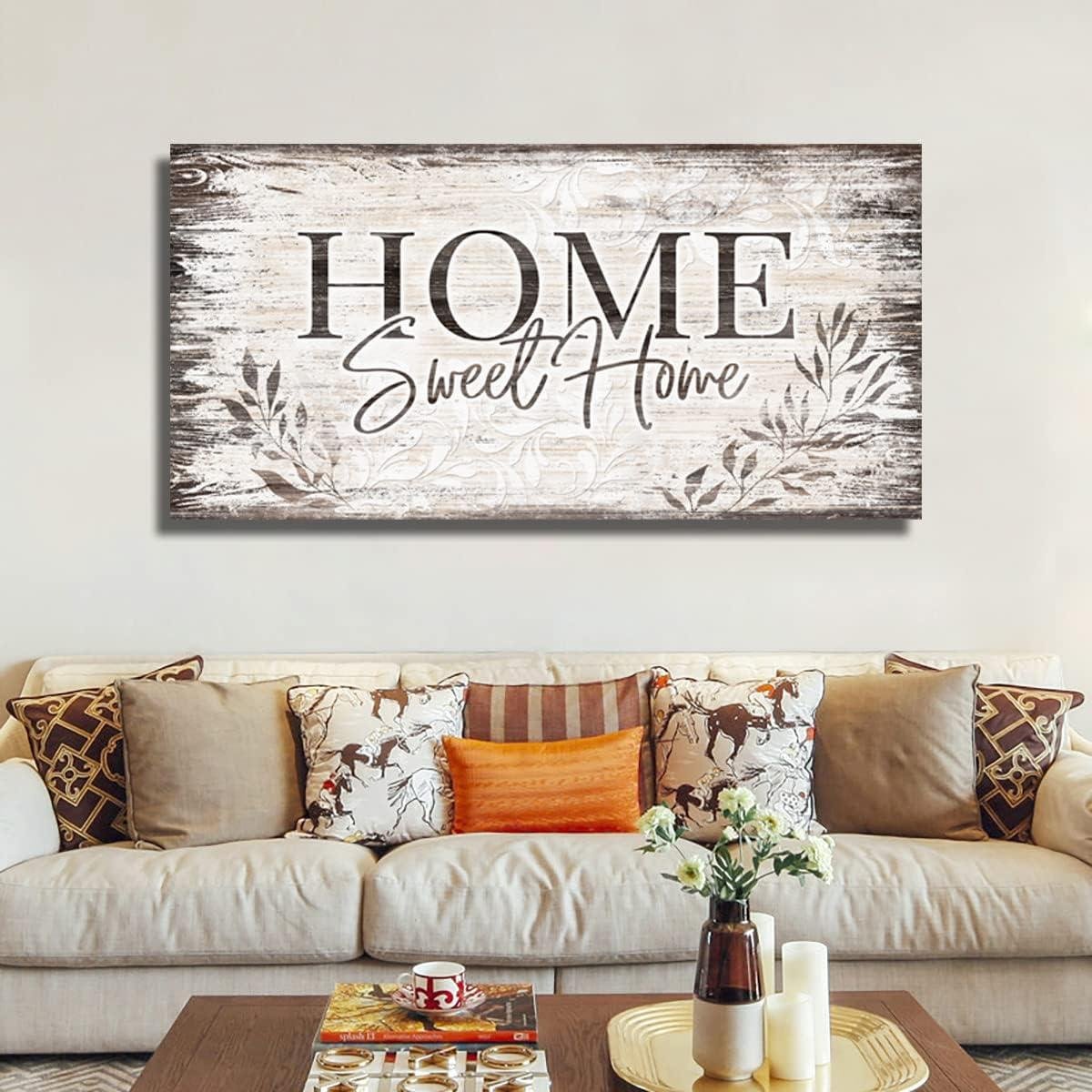 We Cozied Up​ with arteWOODS' Rustic Home Sweet Home ⁢Sign