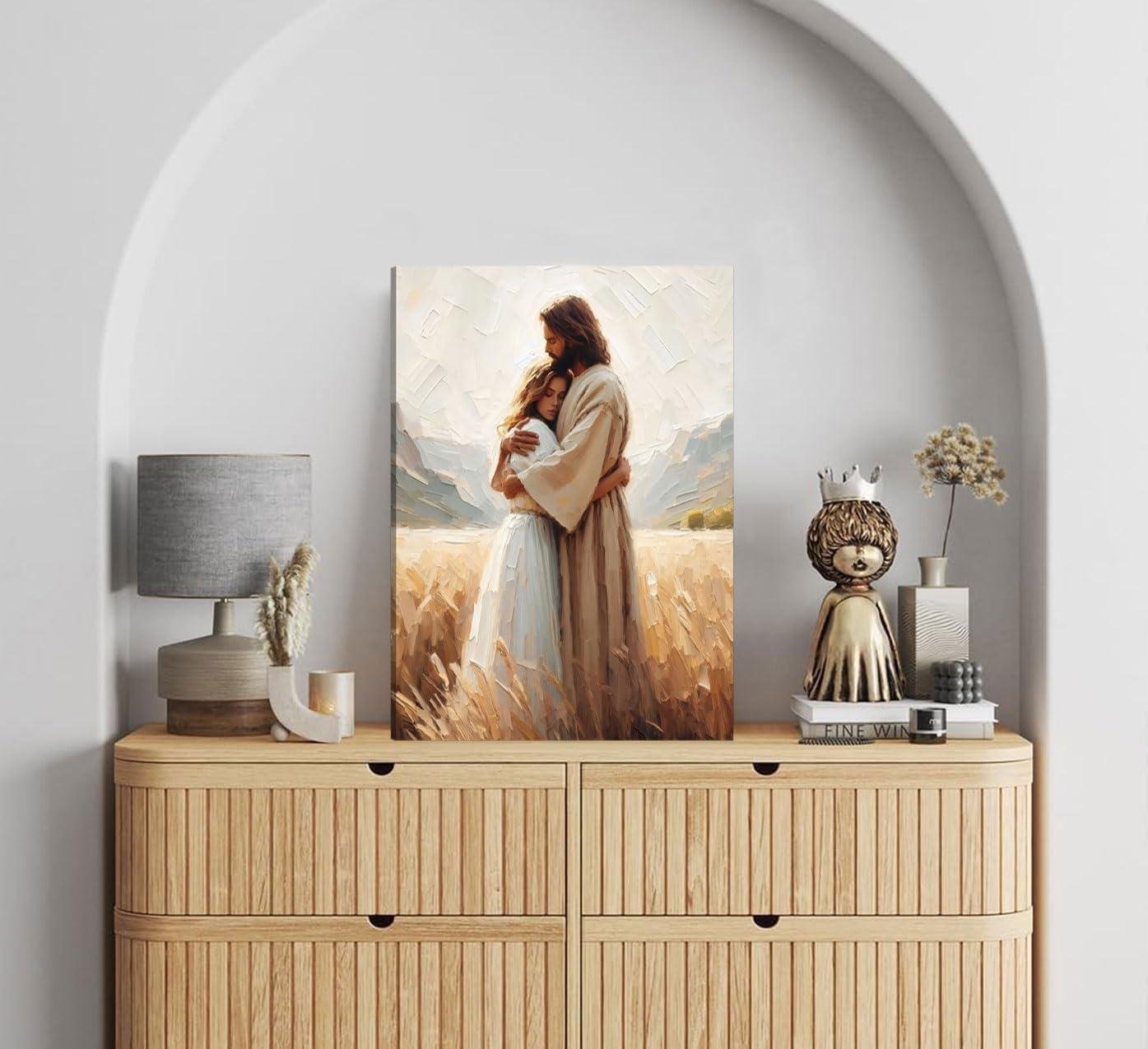 Our review: Embracing faith Through Jesus Healing Canvas Art