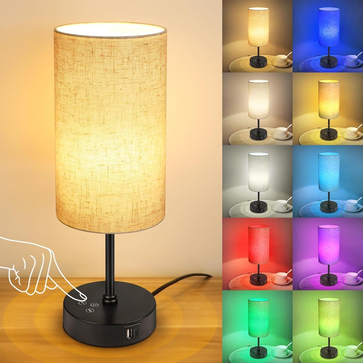 Our Review of Unicozin Table Lamp: Versatile Lighting & Charging Hub
