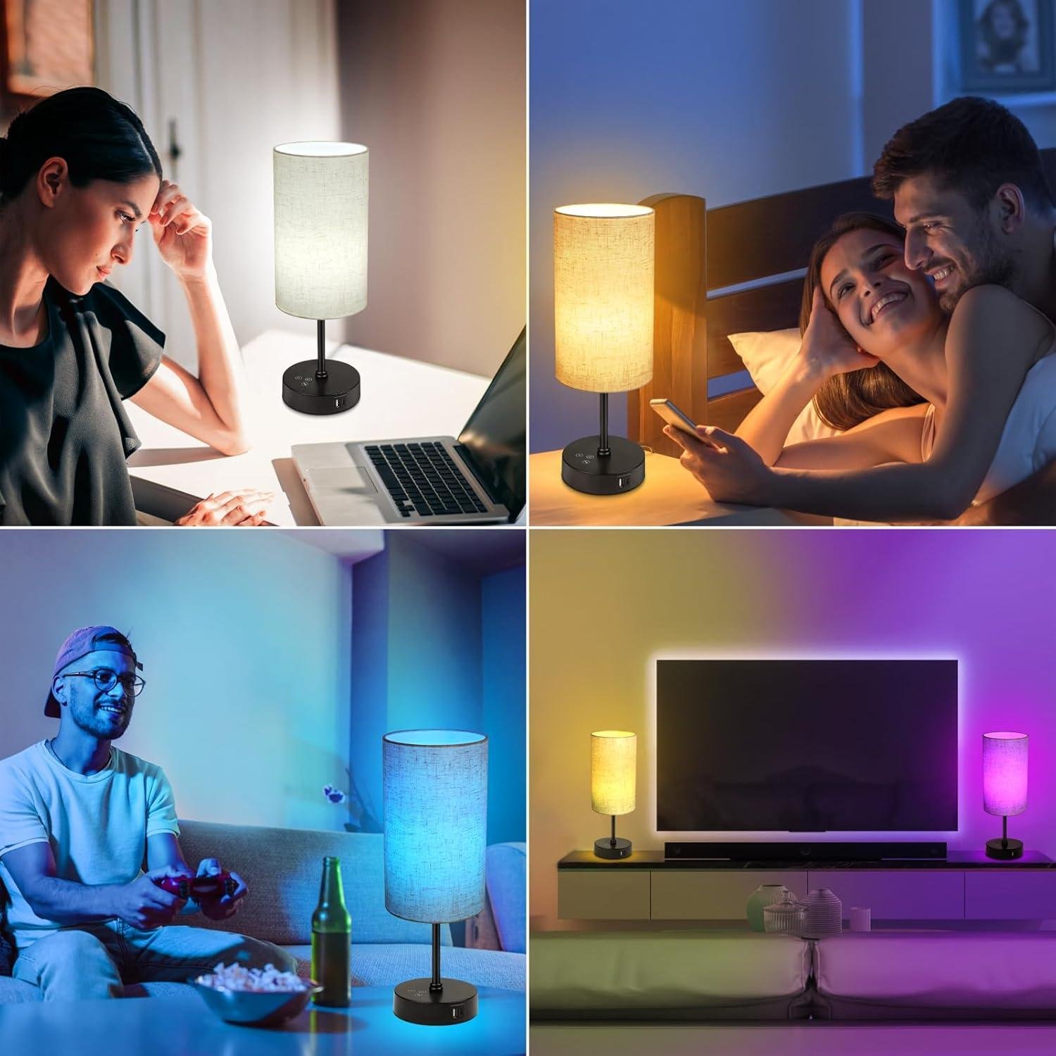 Our Review of Unicozin Table Lamp: versatile Lighting & Charging Hub
