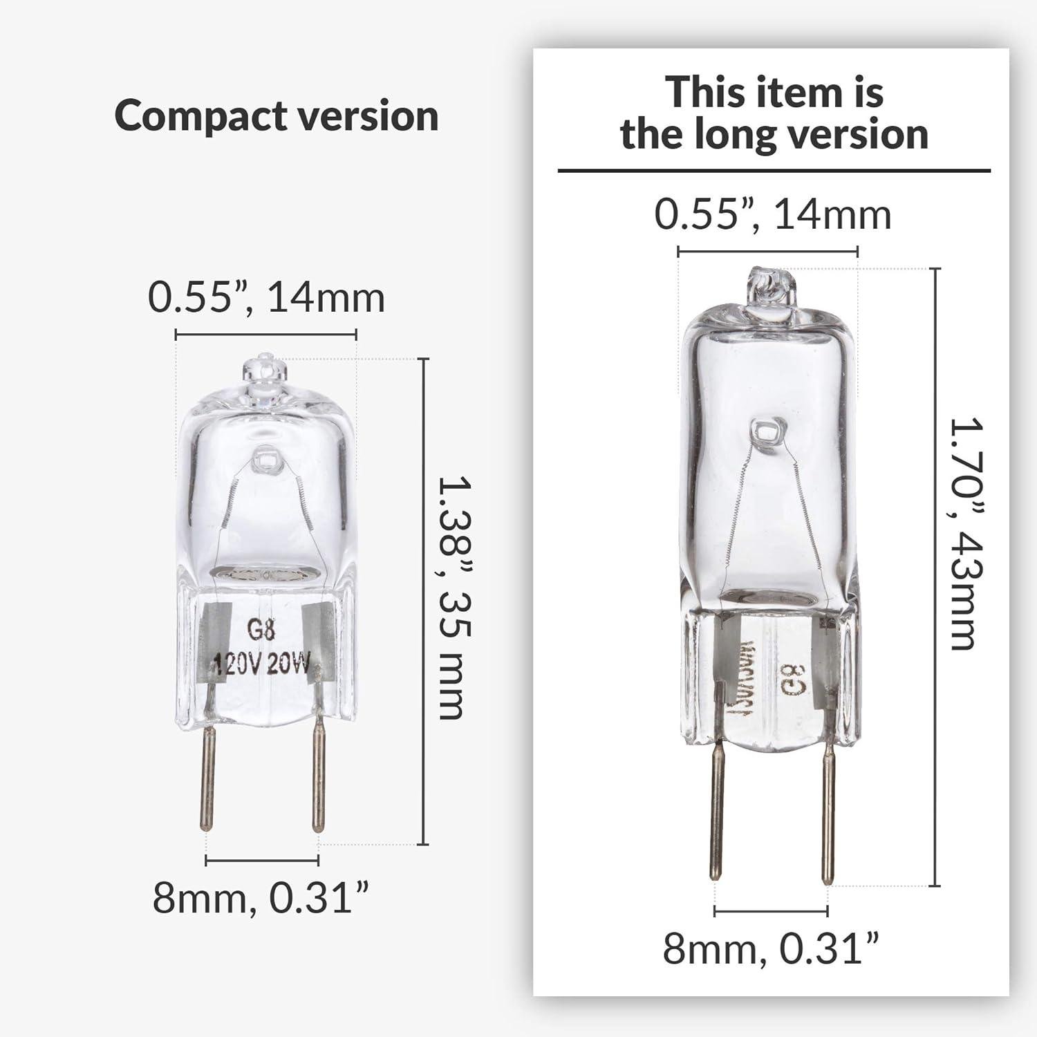 Why We Love the Simba Lighting G8 Halogen Bulbs (10 Pack)