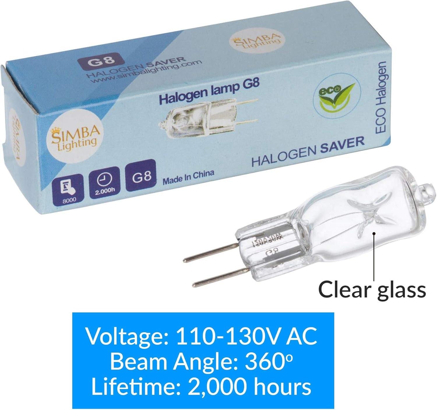 Why we Love the Simba Lighting G8 halogen Bulbs (10 Pack)