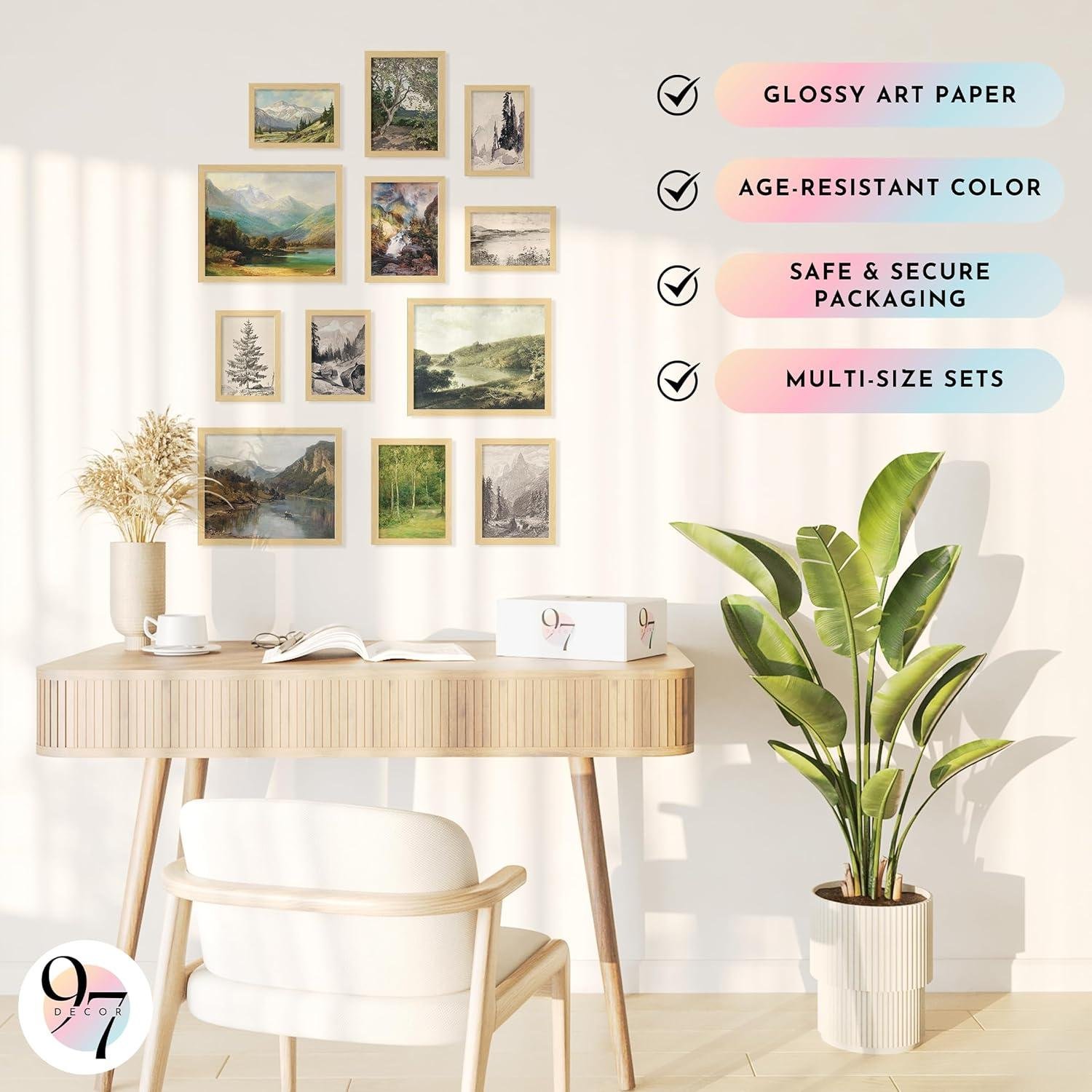 Our Review: Transforming Spaces with 97 Decor Vintage Prints