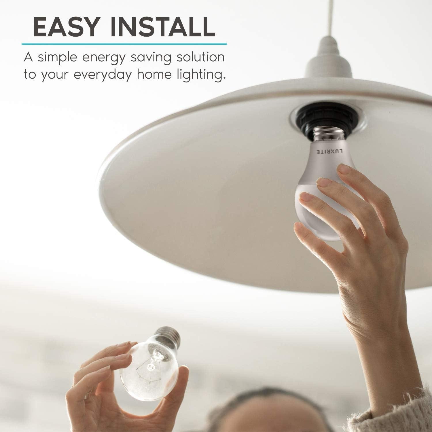 Why We Love the LUXRITE A19 LED Bulbs: Bright, dimmable, and Energy-Saving