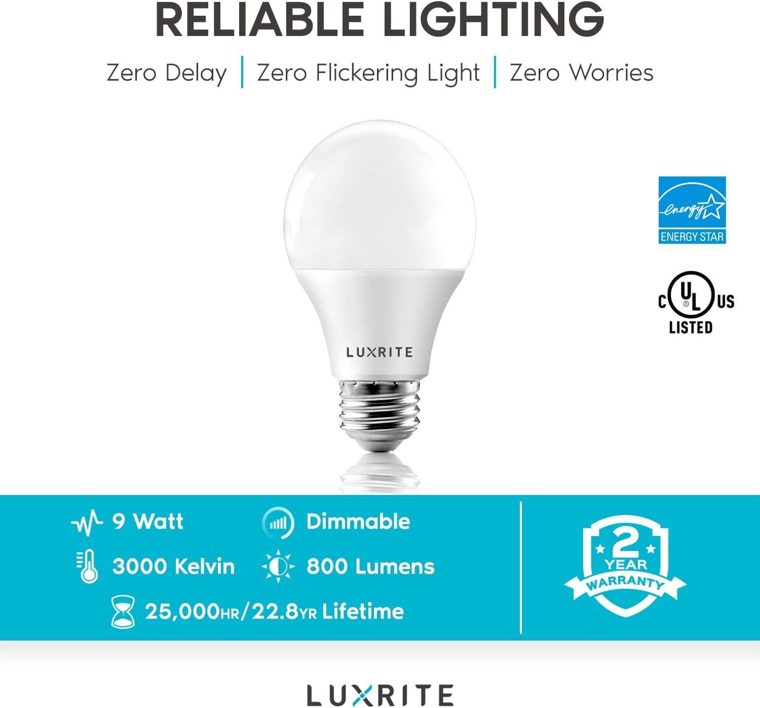 Why We Love​ the LUXRITE‍ A19 LED Bulbs: Bright,⁢ Dimmable, and Energy-Saving