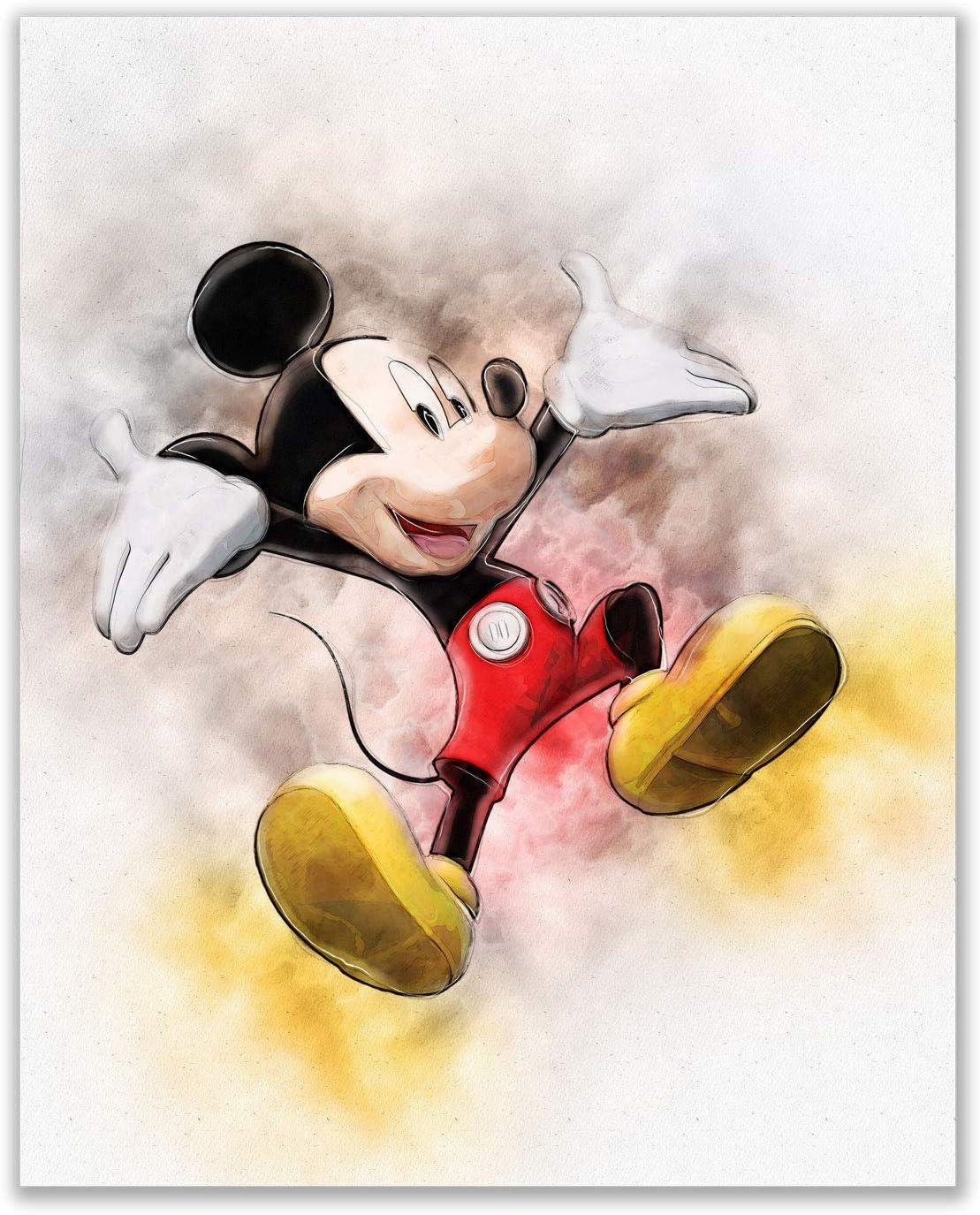 Exploring Mickey & Friends: Colorful Wall Art for Kids' Rooms