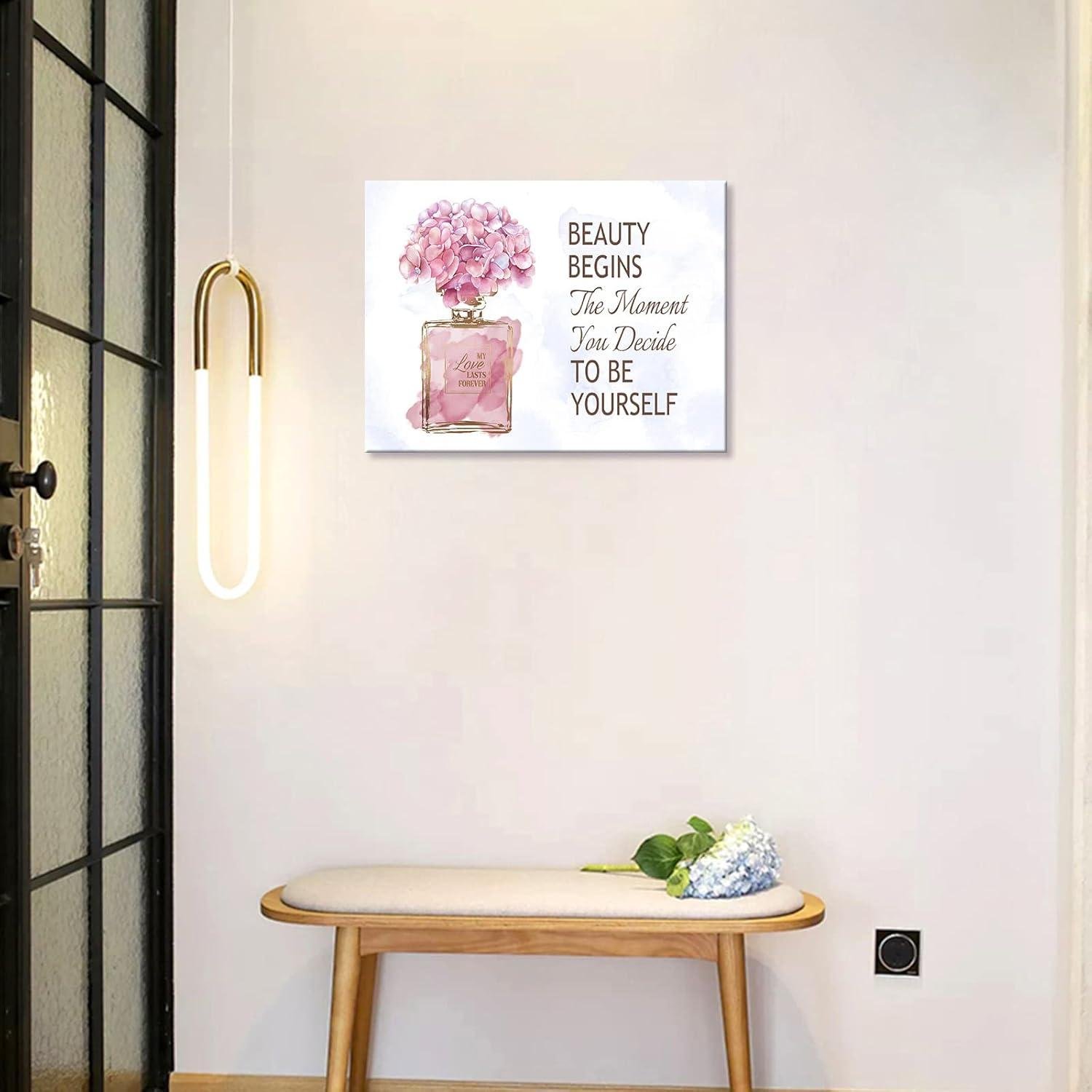 Elevate Your Space with Feminine Elegance: ⁢Our arteWOODS Perfume Canvas Review