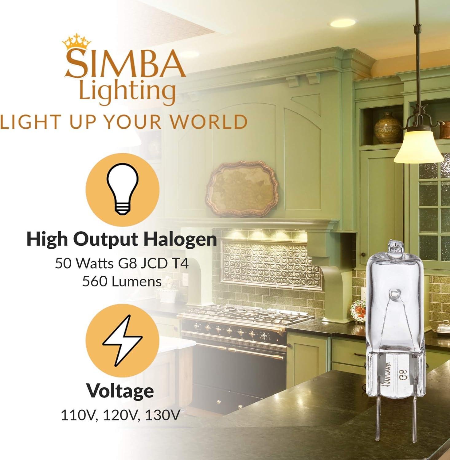 Why We Love the Simba Lighting G8 Halogen Bulbs (10 Pack)