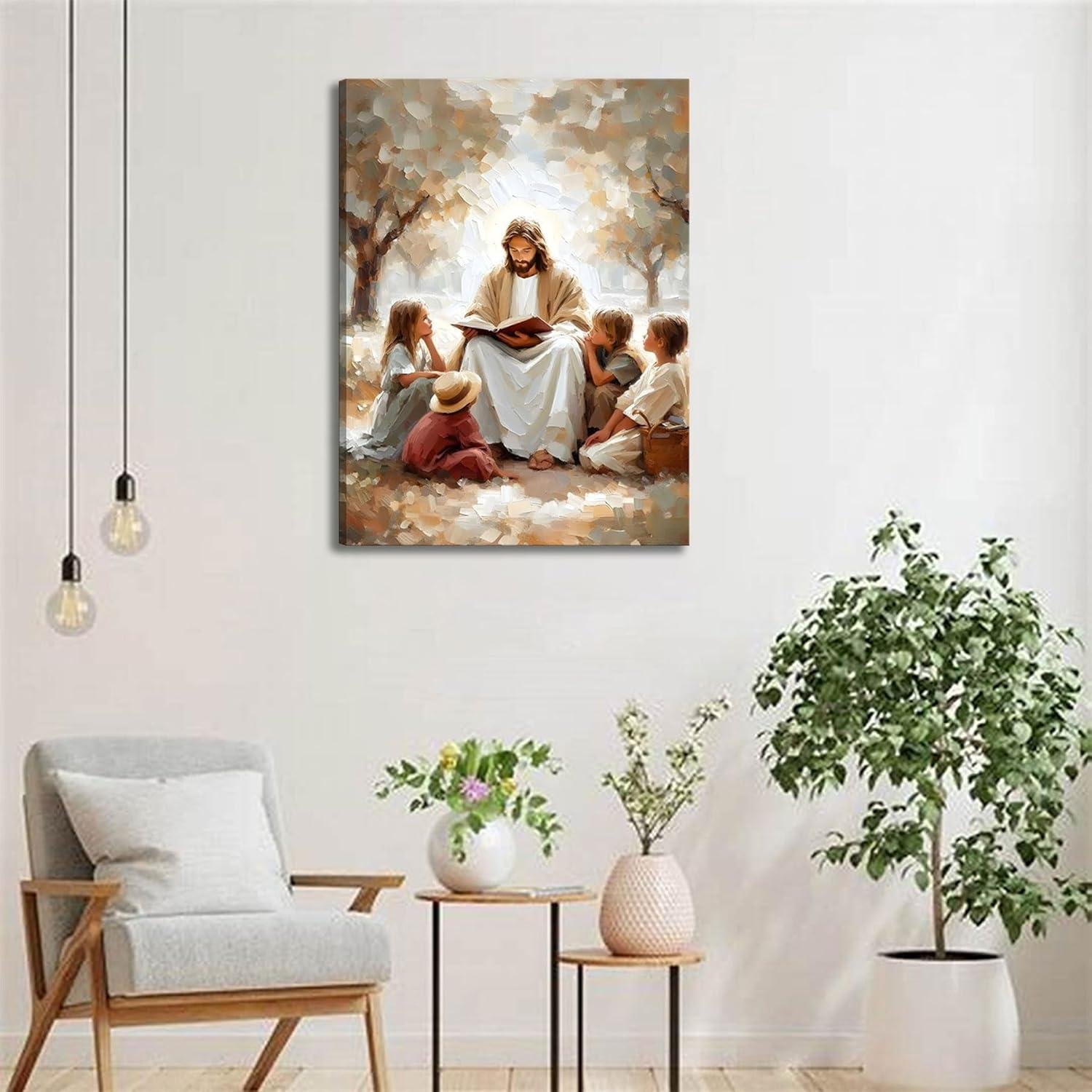 Our Review: Jesus Children Canvas Art for Faith-Filled Spaces