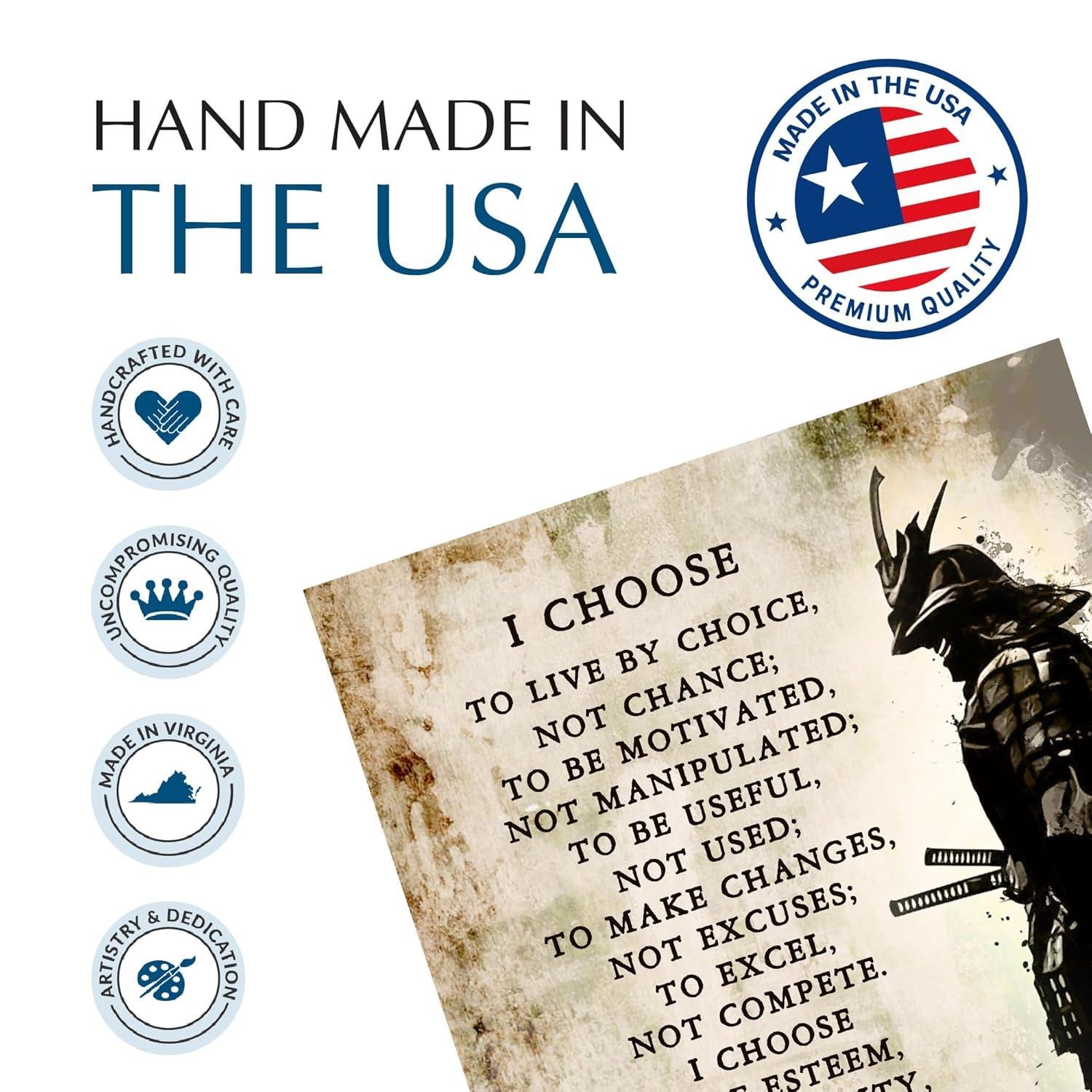 Our Review: Warrior Creed Wall Art That Empowers Spaces