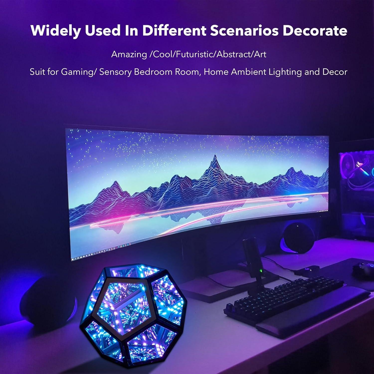 Our Review⁤ of the⁢ Infinity Dodecahedron Gaming Light: Bright⁤ &⁣ Colorful ​Fun