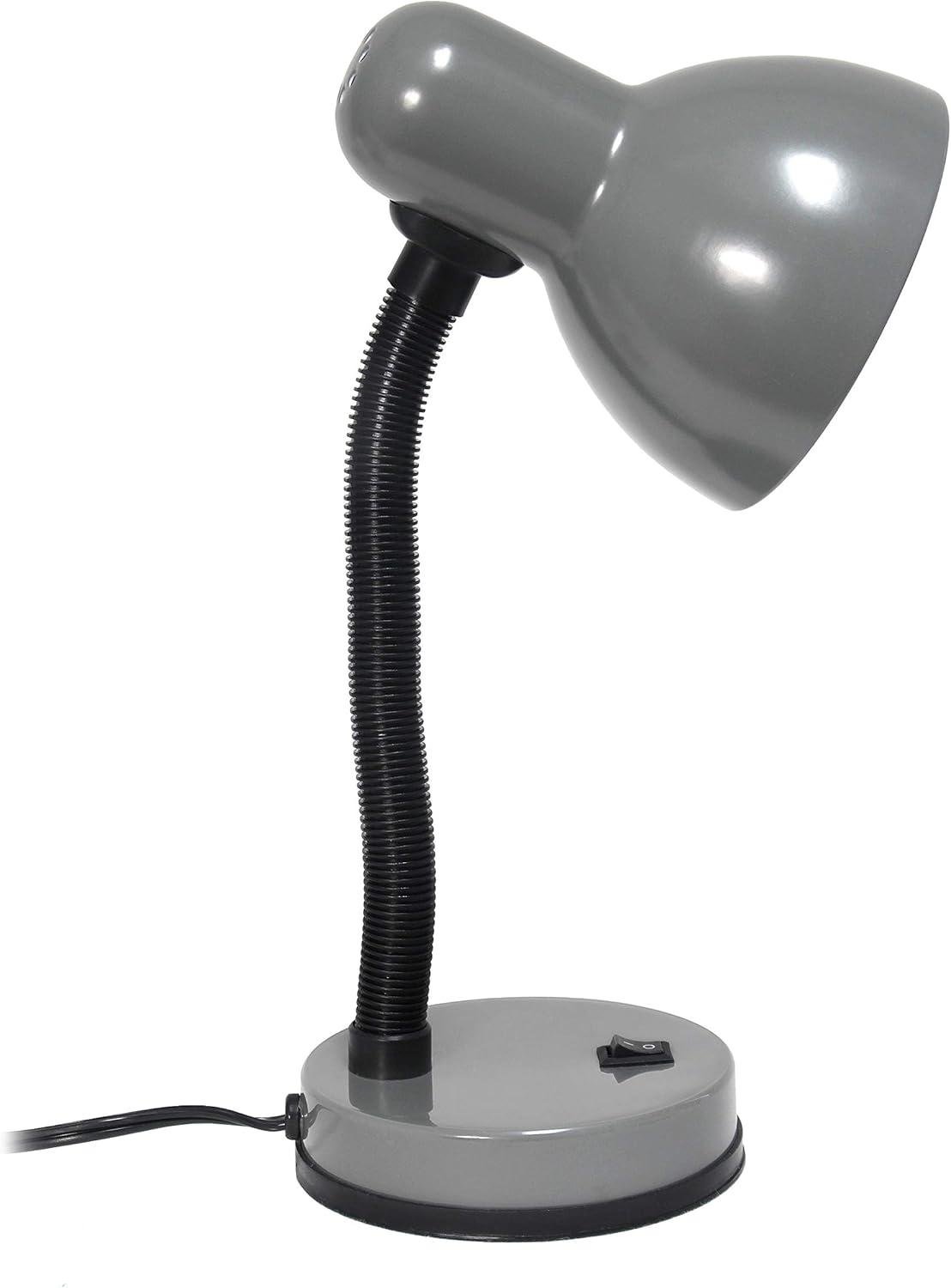 Our Review of the Simple Designs LD1003-GRY: A Flexible, Budget-Friendly Desk Lamp