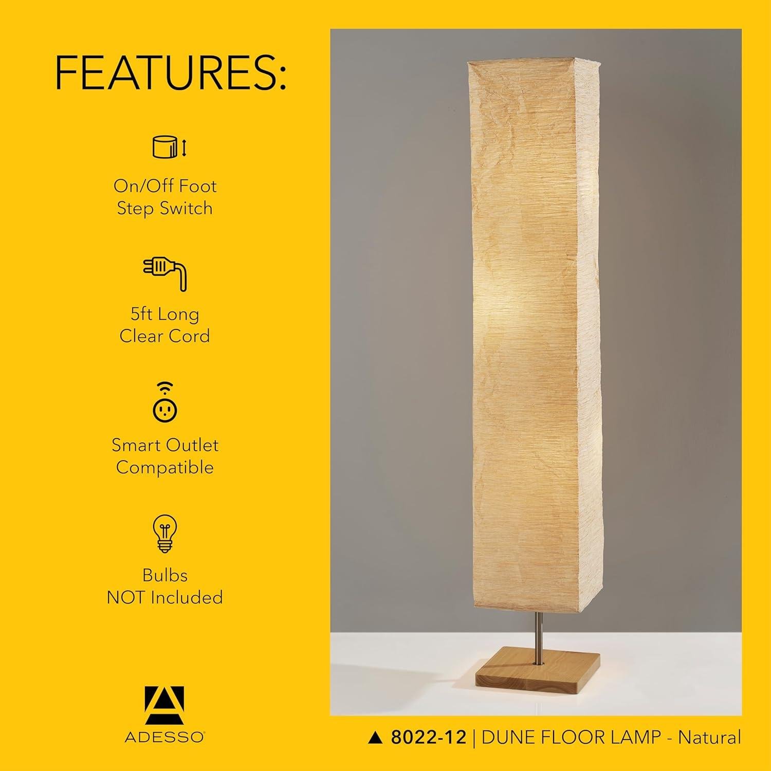 Why We Love the Adesso Three Light Floor Lamp ​for Cozy Spaces