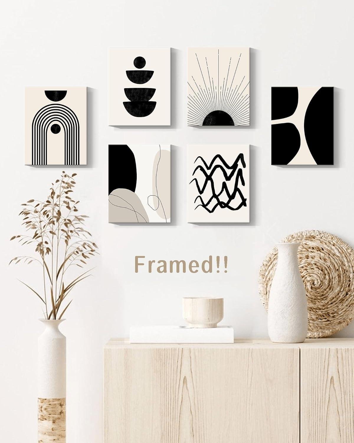 

<h1>Our Review: ‍Drsoum’s Boho Wall Art​ Transforms ​Spaces</h1>
<p>“></p>
<p>Walking into our living room last week, my partner commented on how <strong>drastically different</strong> the space felt‍ after hanging these framed abstract pieces. The combination of geometric patterns with neutral⁤ black, brown, and beige tones creates an‌ instant⁤ focal point without overwhelming the room.What surprised⁢ us most was their versatility-they’ve enhanced our minimalist decor by adding‌ subtle ⁢depth while ​maintaining clean lines.The set of six 8×10 inch canvases allows for various ​arrangement possibilities, ‌whether grouped together in a grid pattern or ⁢spaced artfully along a hallway wall.</p>
<p>The quality of these framed artworks​ exceeds what ⁢we expected at this price ⁢point. Each canvas feels smooth and‌ considerable, wrapped neatly around⁣ wooden frames with convenient hanging hooks already attached. We’ve placed them in multiple areas to test their adaptability and found they truly work everywhere:</p>
<ul>
<li>Above our <strong>entryway console</strong> ‍ for an immediate style statement</li>
<li>Flanking the <strong>bed as sophisticated alternatives</strong> to traditional headboard art</li>
<li>In our home office where they <strong>inspire creativity</strong> without distraction</li>
<li>Alongside⁣ our yoga space to <strong>enhance mindful practice</strong> with their ​balanced designs</li>
</ul>
<p><a href=
