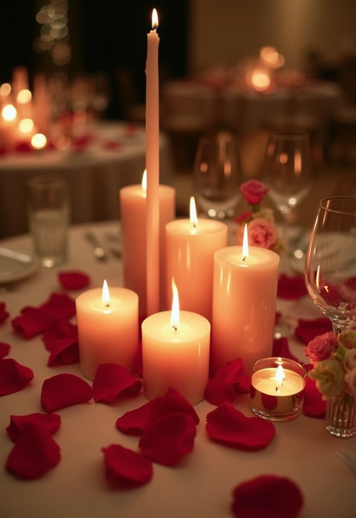10 Stunning Seasonal Dining Table Centerpieces That'll WOW Your Guests! - 7. Romantic Candlelit Dinner