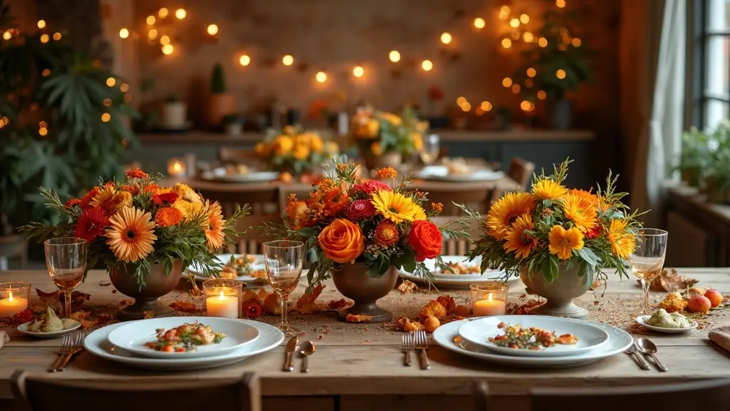 10 Stunning Seasonal Dining Table Centerpieces That'll WOW Your Guests! - Decor By Grain | Inspiring Home Decor Finds for Every Style