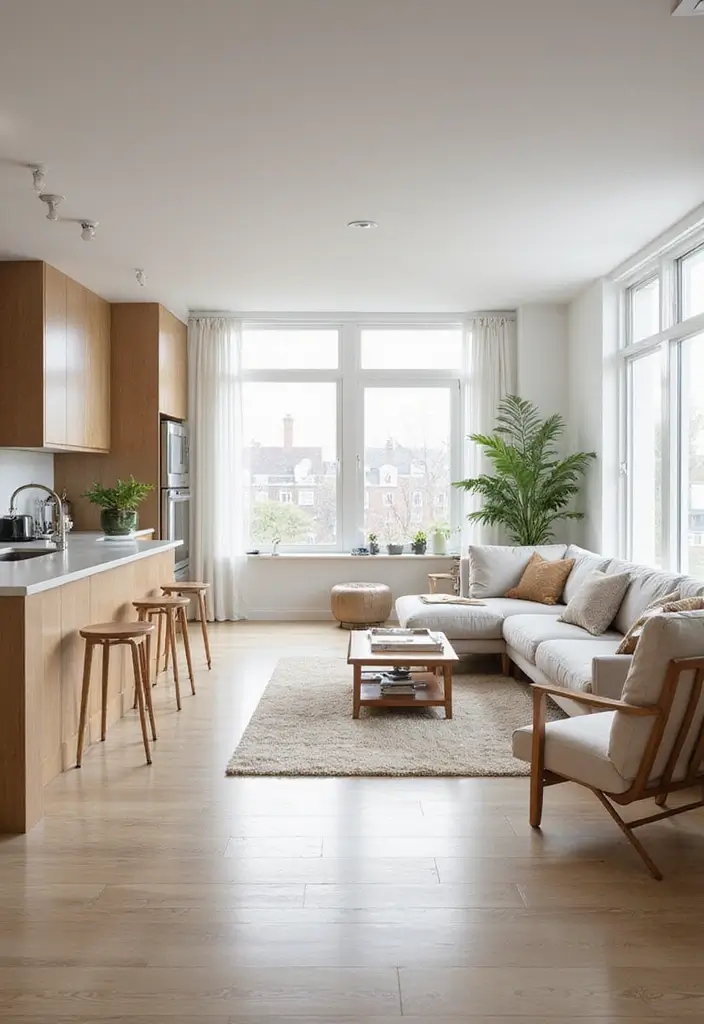 11 Jaw-Dropping 1 Bed 1 Bath Floor Plan Ideas That Make Tiny Spaces Feel Huge - 1. The Open-Concept Marvel