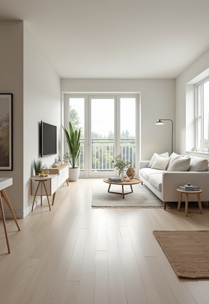 11 Jaw-Dropping 1 Bed 1 Bath Floor Plan Ideas That Make Tiny Spaces Feel Huge - 8. The Minimalist Approach
