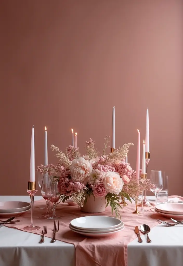 15 Stunning Fall Tablescape Ideas That Will Leave Your Guests in Awe! - 10. Monochromatic Magic