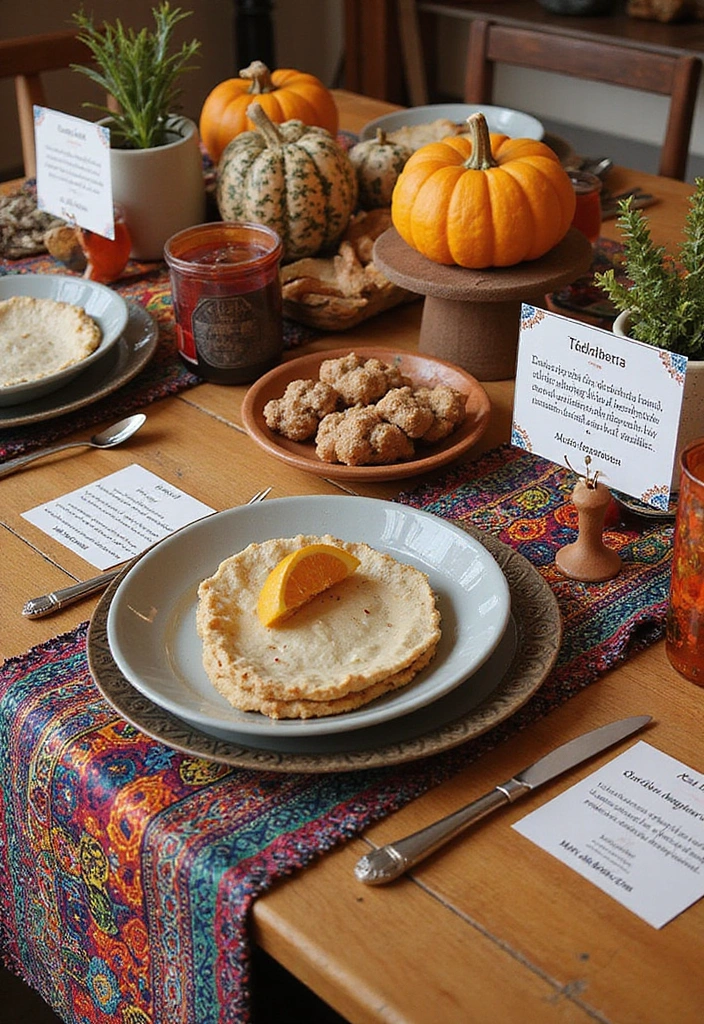 15 Stunning Fall Tablescape Ideas That Will Leave Your Guests in Awe! - 13. Cultural Diversity