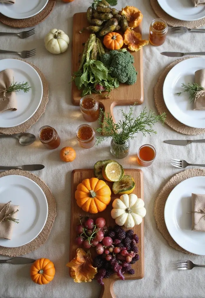 15 Stunning Fall Tablescape Ideas That Will Leave Your Guests in Awe! - 15. Nature’s Bounty