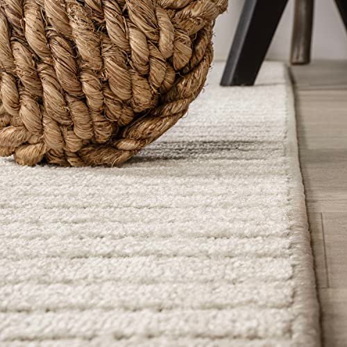1760186918_51FQfrgeAML._SL500_.jpg JONATHAN Y Hallie 8x10 Minimalist Ivory/Cream Indoor/Outdoor Area Rug, Pet-Friendly, Washable, Stain-Resistant. - Image 11