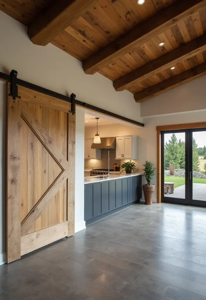 20 Stunning Barndominium Design Ideas That Will Make You Want to Move In ASAP! - 13. Stylish Barn Doors