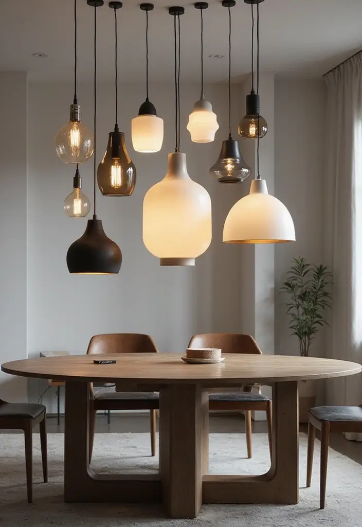 20 Stunning Modern Lighting Solutions That'll Transform Your Home (You Won't Believe #7!) - 1. Sculptural Pendant Lights