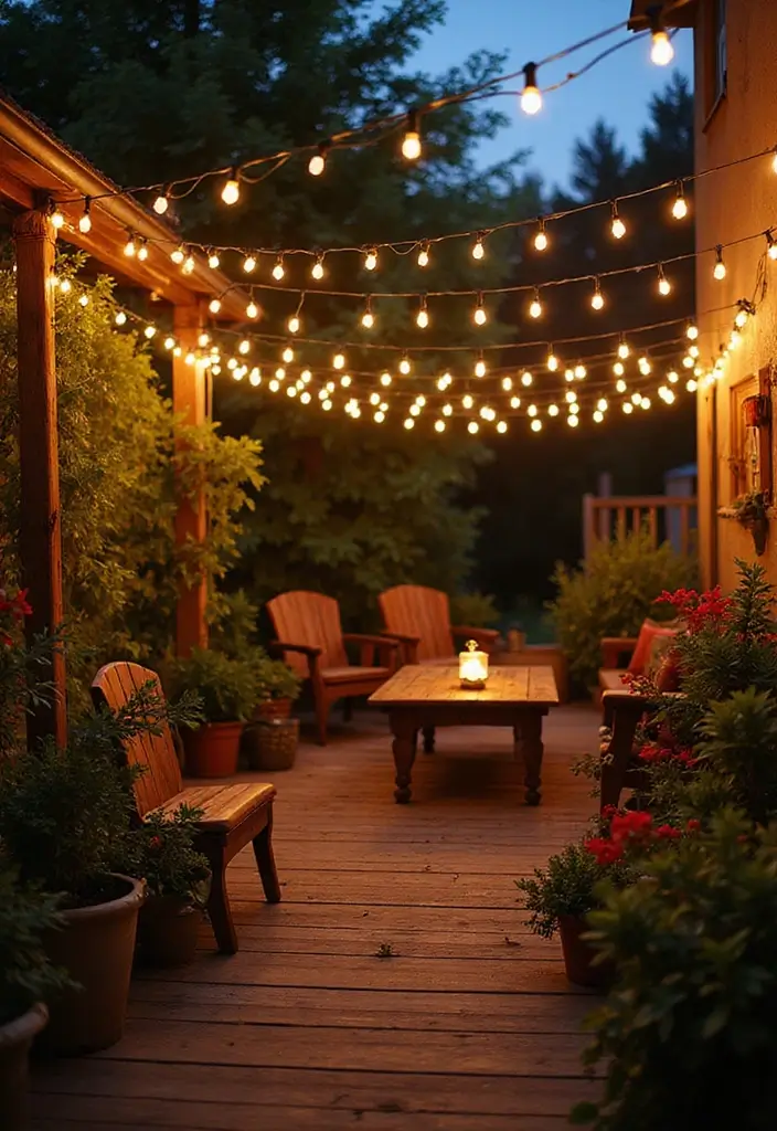 20 Stunning Modern Lighting Solutions That'll Transform Your Home (You Won't Believe #7!) - 10. Festive String Lights