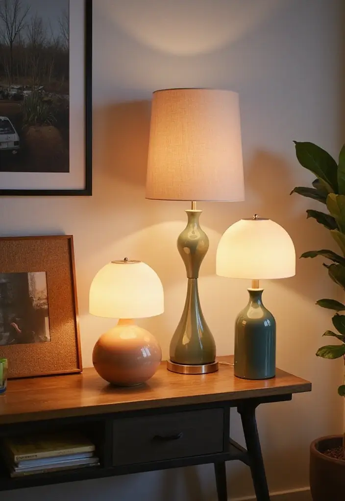 20 Stunning Modern Lighting Solutions That'll Transform Your Home (You Won't Believe #7!) - 6. Unique Table Lamps