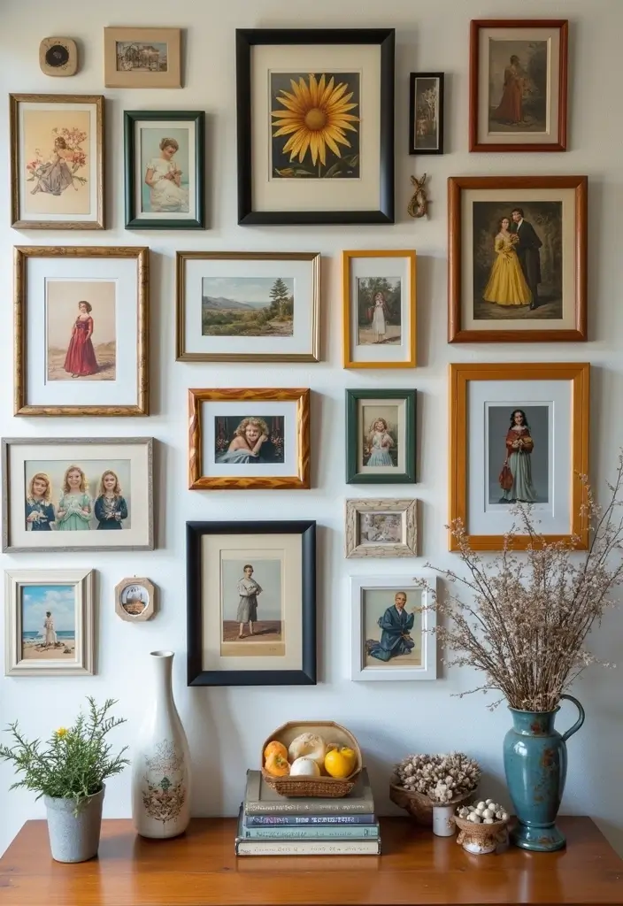 20 Stunning Wall Art Ideas That'll Transform Your Space in Minutes! - 1. Gallery Wall with a Twist