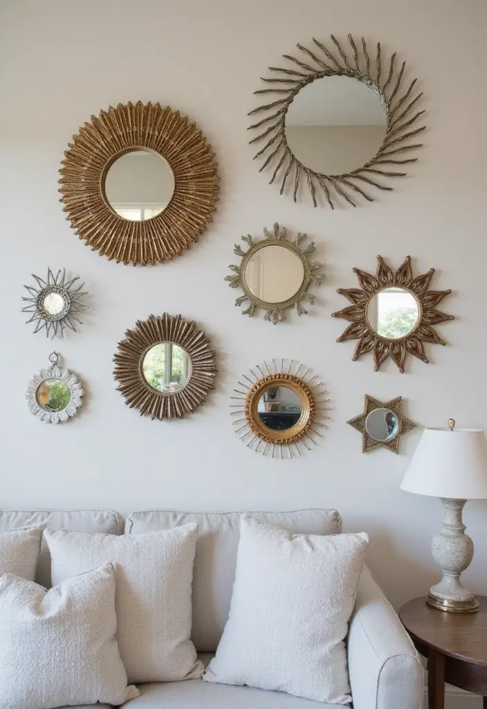 20 Stunning Wall Art Ideas That'll Transform Your Space in Minutes! - 19. Mirror Art