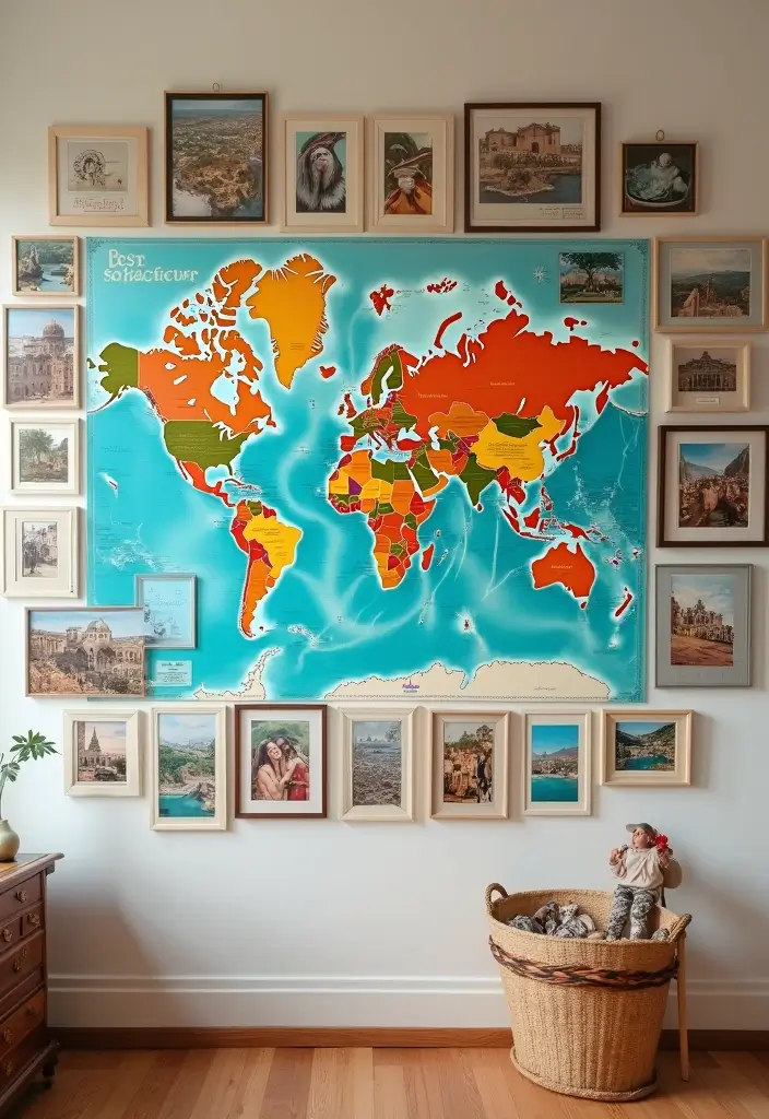 20 Stunning Wall Art Ideas That'll Transform Your Space in Minutes! - 5. Travel-Inspired Art