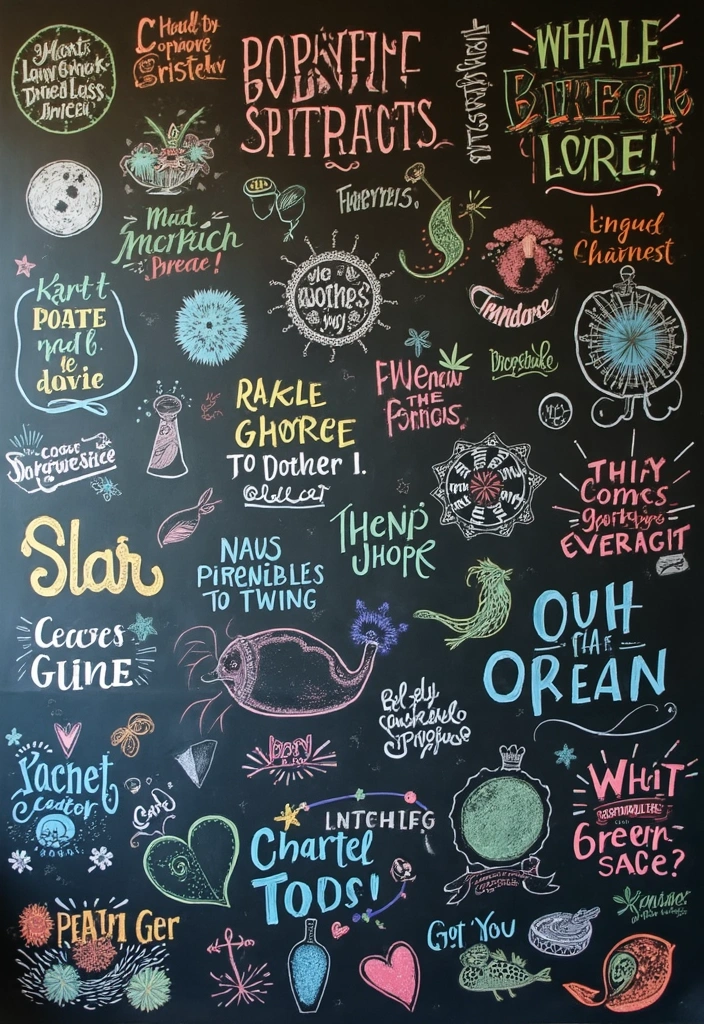 20 Stunning Wall Art Ideas That'll Transform Your Space in Minutes! - 9. Chalkboard Wall Art