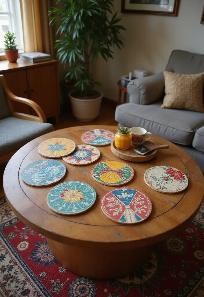 21 Vintage Home Accents That'll Instantly Elevate Your Space (You Won't Believe #10!) - 11. Vintage Coasters