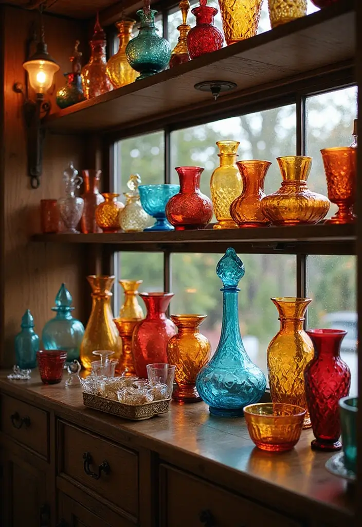21 Vintage Home Accents That'll Instantly Elevate Your Space (You Won't Believe #10!) - 14. Vintage Glassware