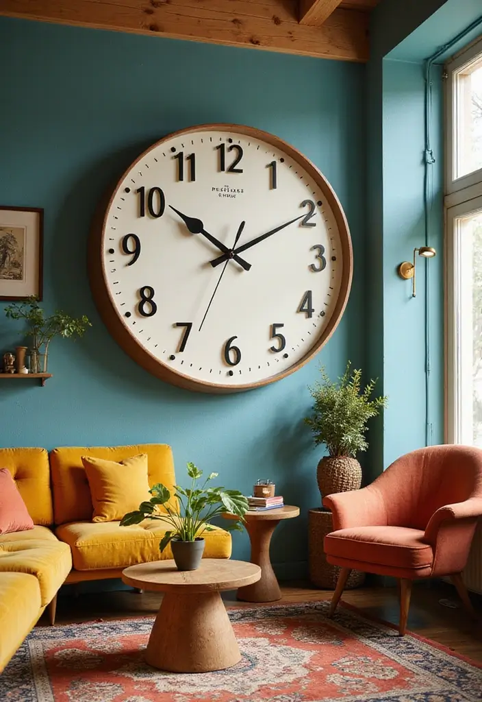 21 Vintage Home Accents That'll Instantly Elevate Your Space (You Won't Believe #10!) - 16. Retro Wall Clocks