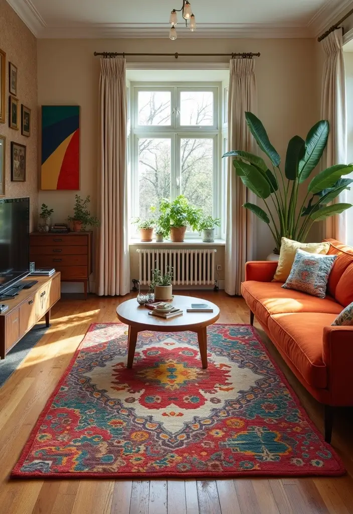 21 Vintage Home Accents That'll Instantly Elevate Your Space (You Won't Believe #10!) - 6. Retro Rugs