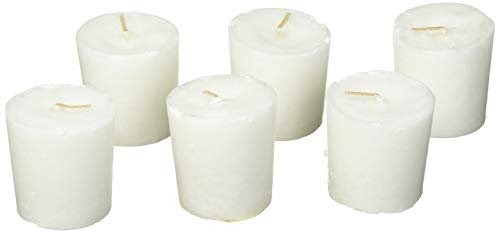 Aroma Naturals Votive Candles - White, Patchouli & Frankincense for Aroma Naturals Votive Candles with White, Patchouli and Frankincense, Meditation, 6 Count
