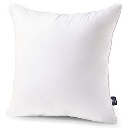 Phantoscope 18x18 Pillow Insert - Throw Pillow Insert with 100% Cotton Cover - 18 Inch Square Form Microfiber Pillow Sham Stuffer - Couch Cushion Pillows, 1 Count (Pack of 1)