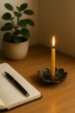 Kline Meditation Beeswax Candles: Enjoy 20 Minutes of Relaxation - Made in USA (Refill, No Holder) - Image 4