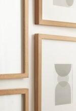 Kate and Laurel Contemporary Rectangle Photo Frame Set of 5 in Rustic Brown for Stylish Gallery Walls - Image 6
