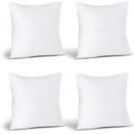 Utopia Bedding Throw Pillows Set of 4 (22"x22") – White Decorative Pillows for Sofa, Bed, Couch - Image 7