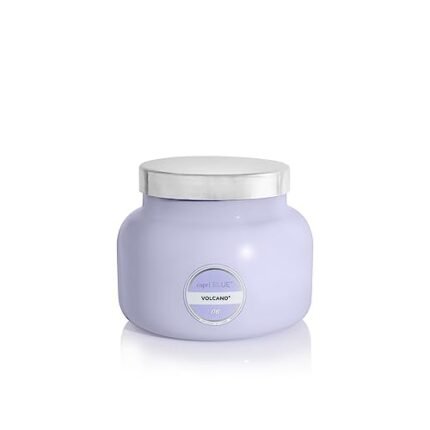 Capri Blue Volcano Scented Candles - Luxury Glass Jar Candles for Home Scented with Tropical Fruit & Sugared Citrus - Soy Wax Blend - Lavender Colored Jar (19 oz)