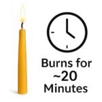 Kline Meditation Beeswax Candles: Enjoy 20 Minutes of Relaxation - Made in USA (Refill, No Holder) - Image 5